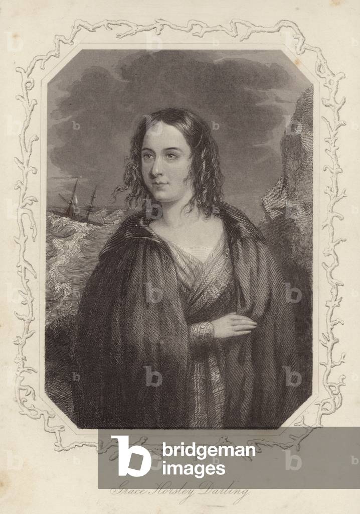 Porträt von Grace Horsley Darling (Gravur)