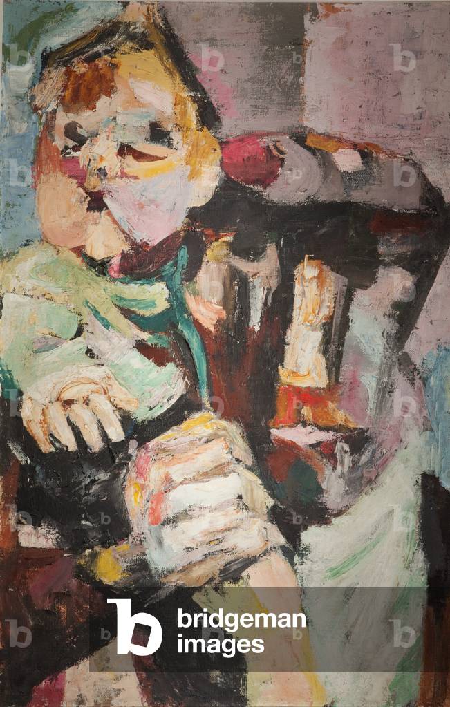 Bild von Gemälde "Vater und Sohn (Acryl auf Leinwand)" von Leslie Duxbury