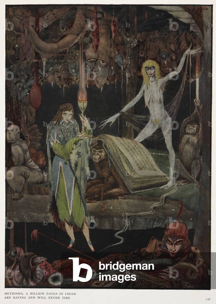 Image of Book depicting Methinks by Harry Clarke