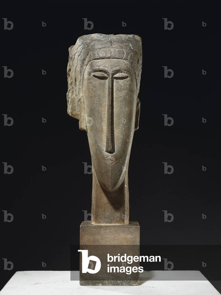 "Kopf" 1910 von Amedeo Modigliani