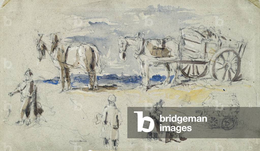 Image de Dessin représentant Construction du chemin de fer de Londres et Birmingham 1835 par John Cooke Bourne