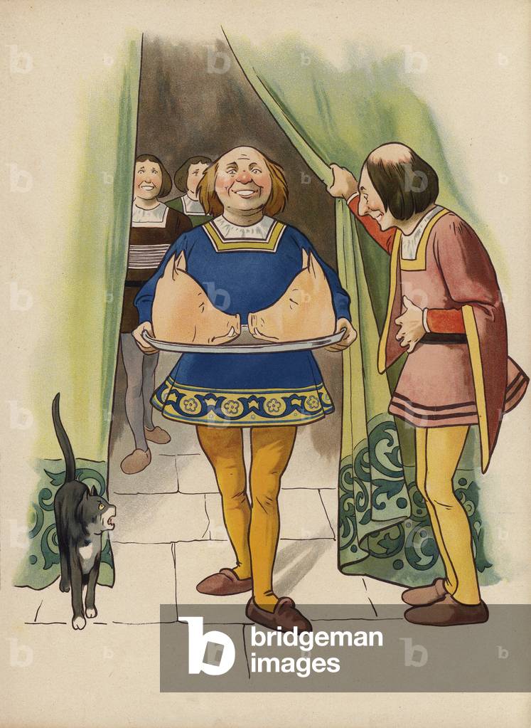 Zwei Köpfe sind besser als einer (Chromolitho)