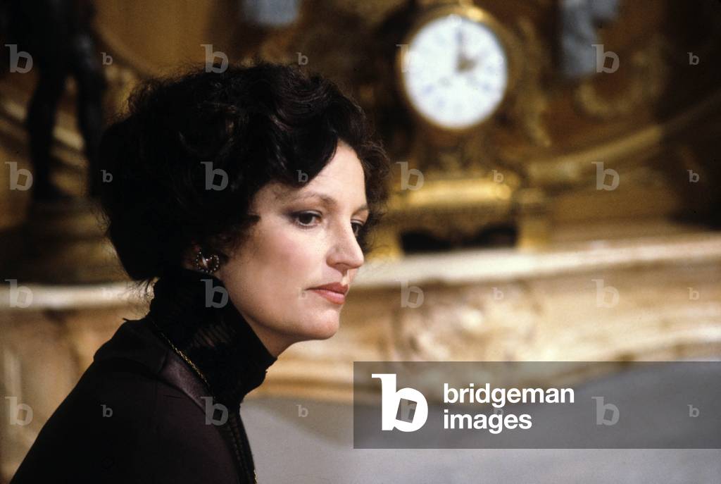 Immagine di Fotografia "Il telefilm L'affaire Caillaux di Yannick ANDRE con Catherine Alcover nel 1985. (foto)