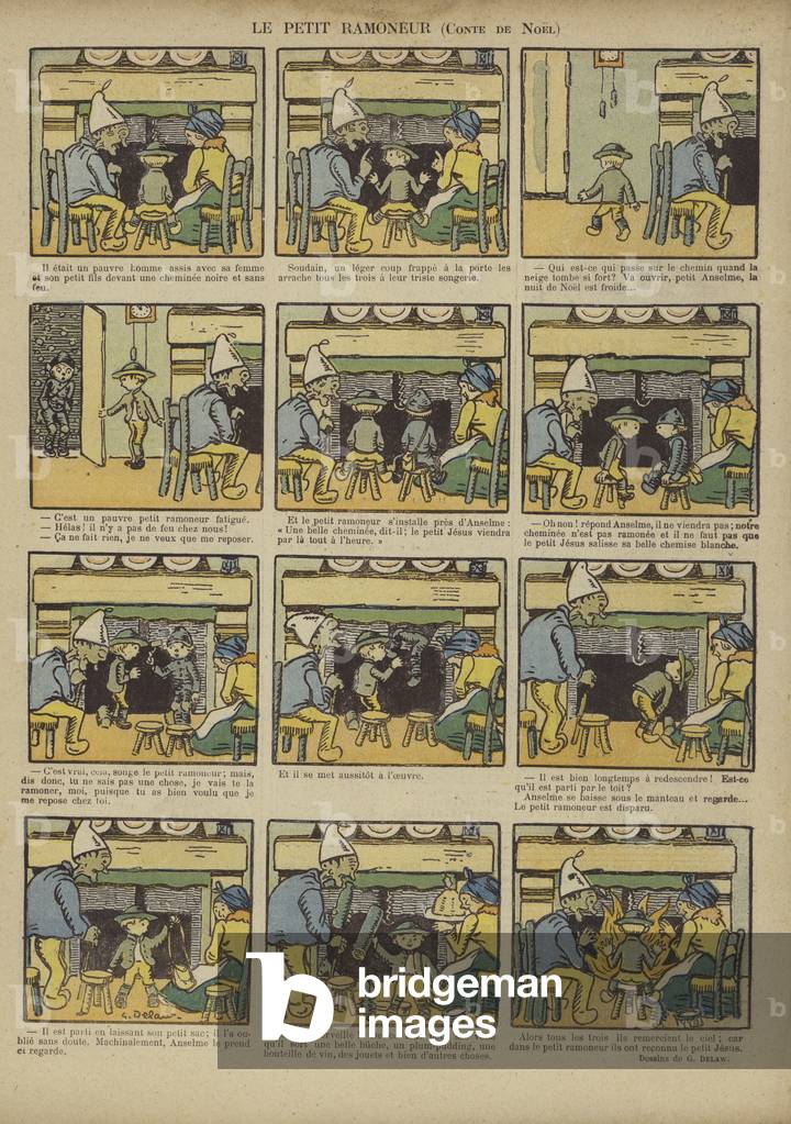 Illustrazione per Le Rire (color lito)