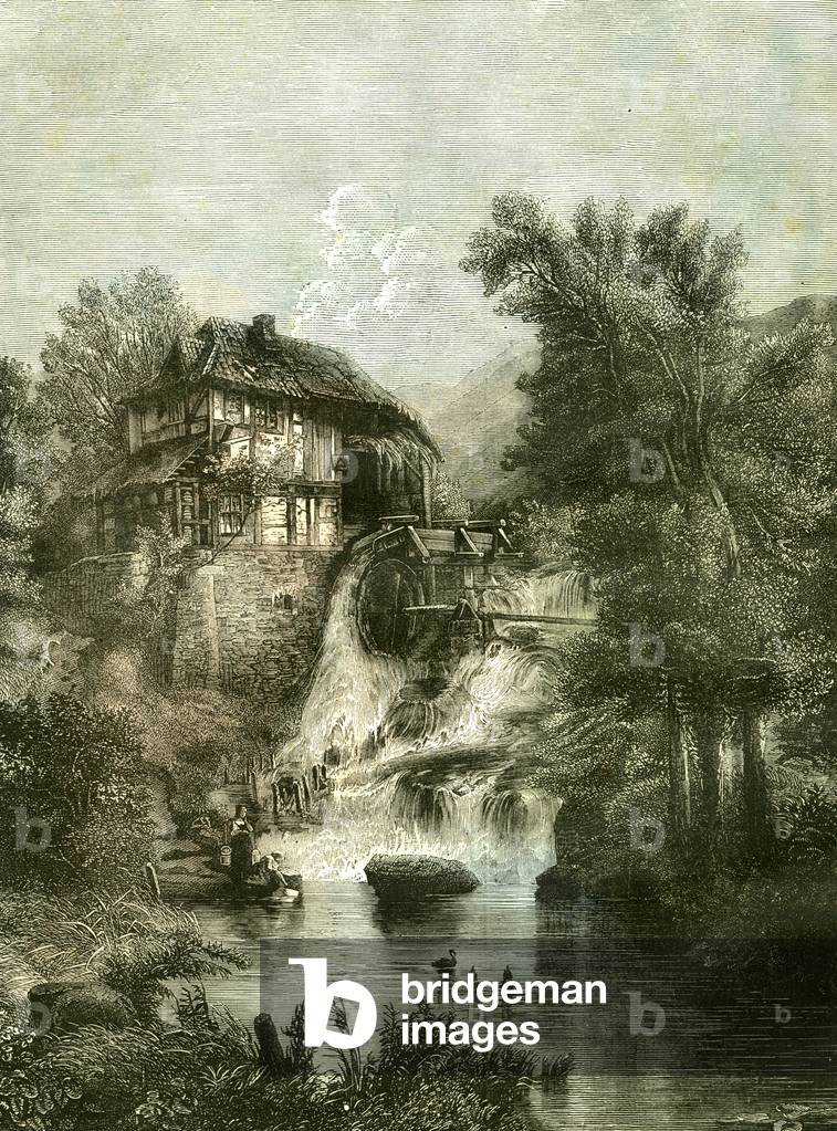 Il Casolare del Mulino Regno Unito XIX secolo