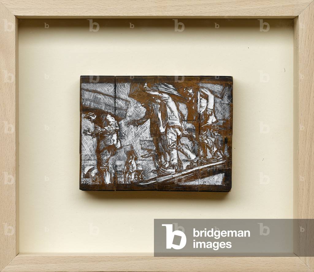 "Entladen Orangen" 1920 von Frank Brangwyn