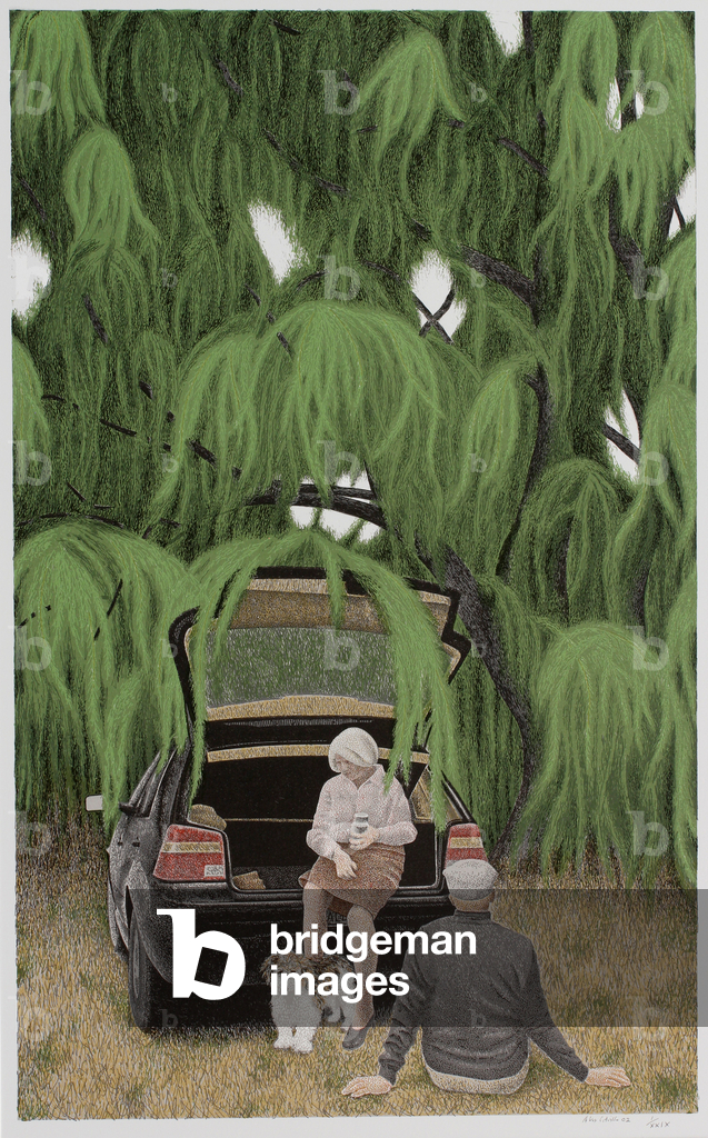 Bild von Druck "Weide" 2002 von Alex Colville