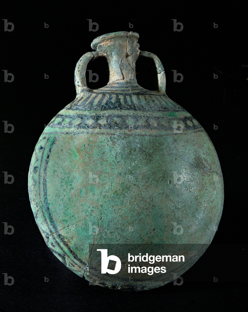 Flacon en faïence (faïence)