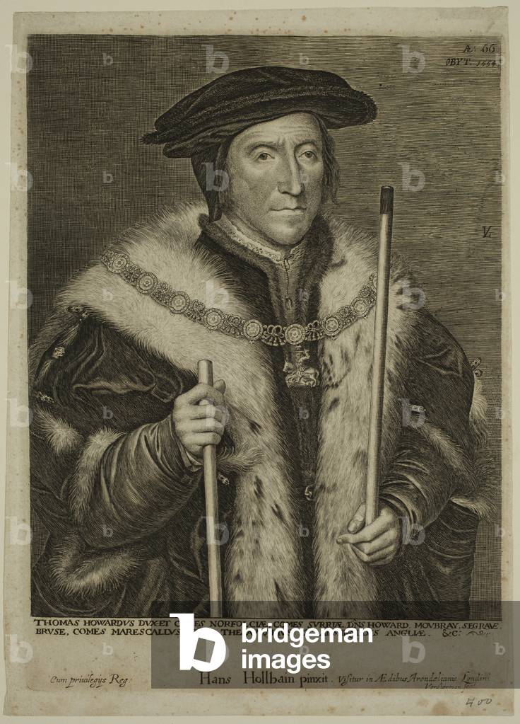 Thomas Howard, 3e duc de Norfolk, XVIIe siècle (gravure)