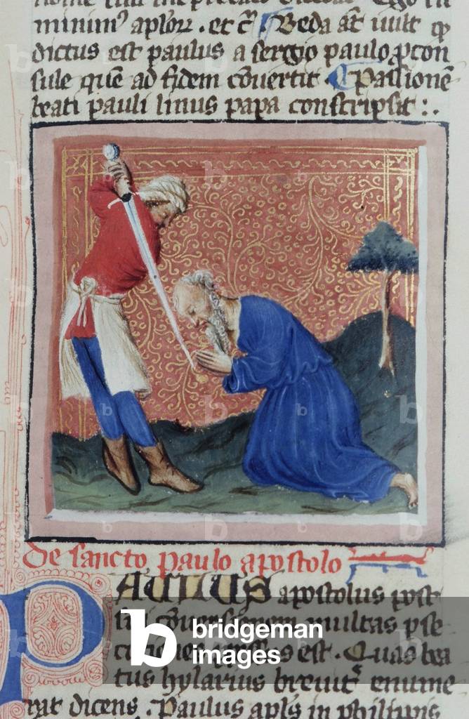 "Sig.ra Gen 1111 Pagina della Legenda Aurea", c.1400-10 di Flemish School