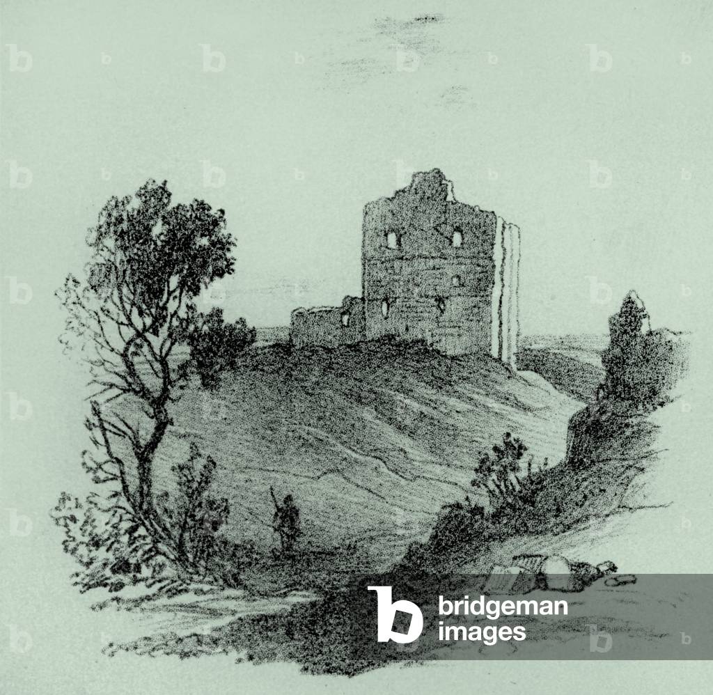"Castello di Norham", b/w