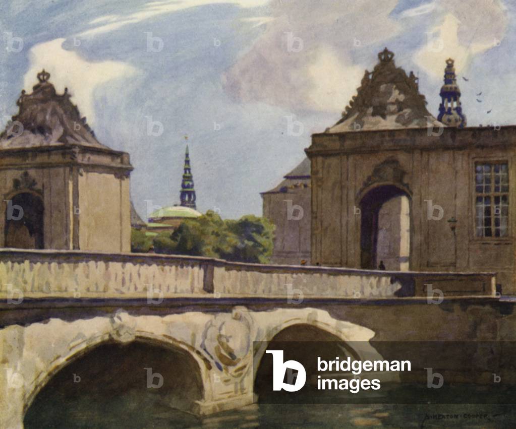 "Danimarca: Copenaghen" 1901 di Alfred Heaton Cooper