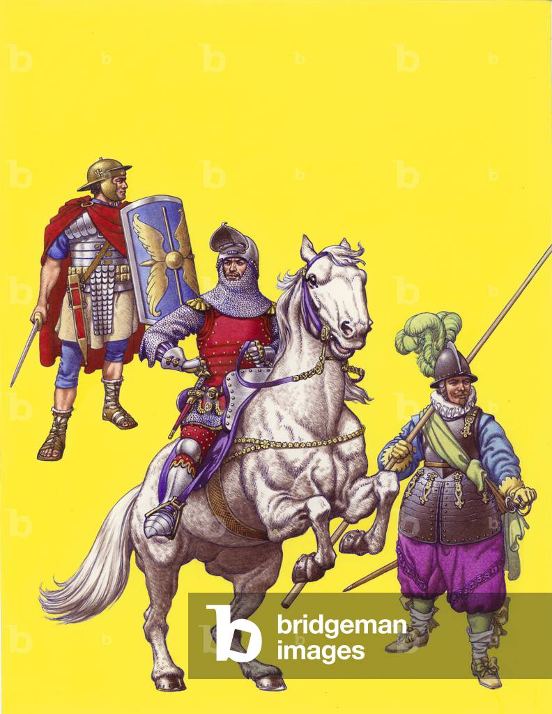 Image of Painting depicting The story of armour by Pat Nicolle