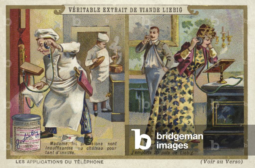 Telefongespräch (Chromolitho)