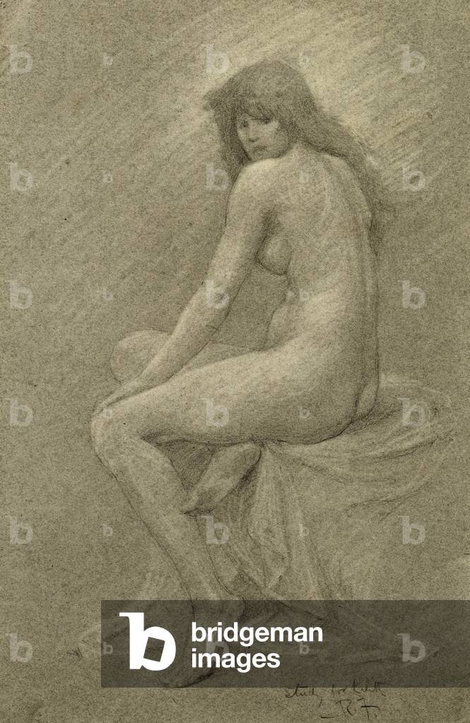 Studio per Lilith, c. 1900 (gesso su carta)