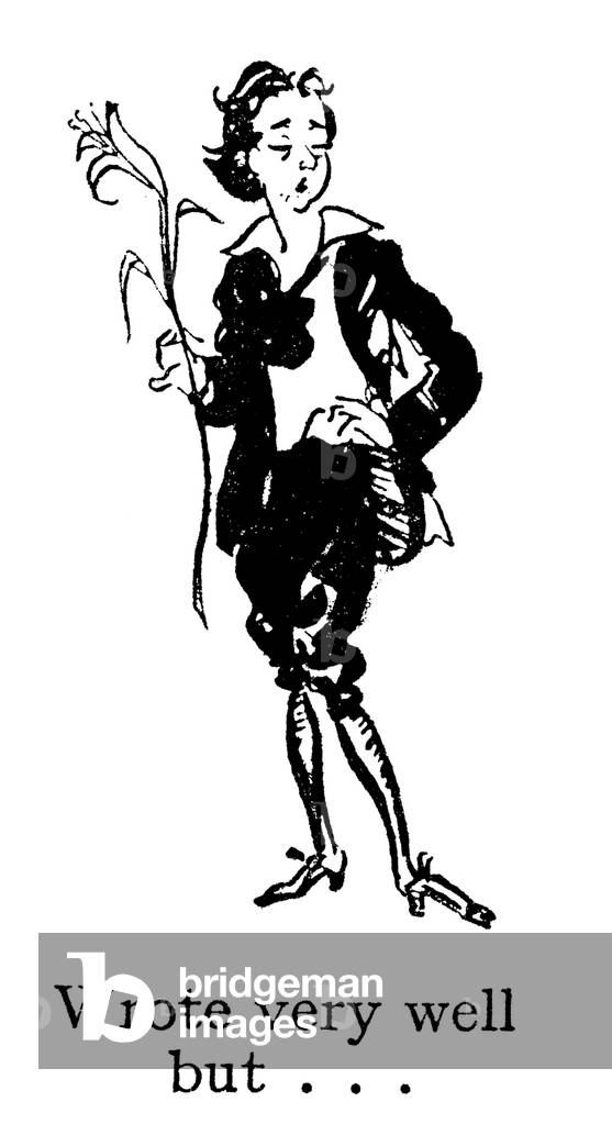 Oscar Wilde (Lithografie)