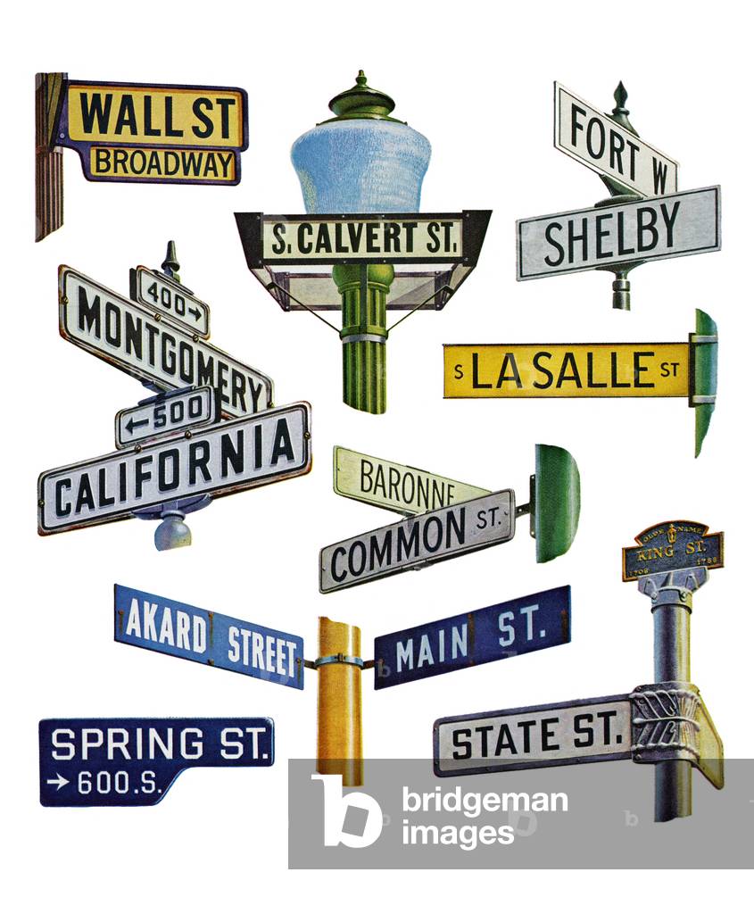 1960s Street Signs