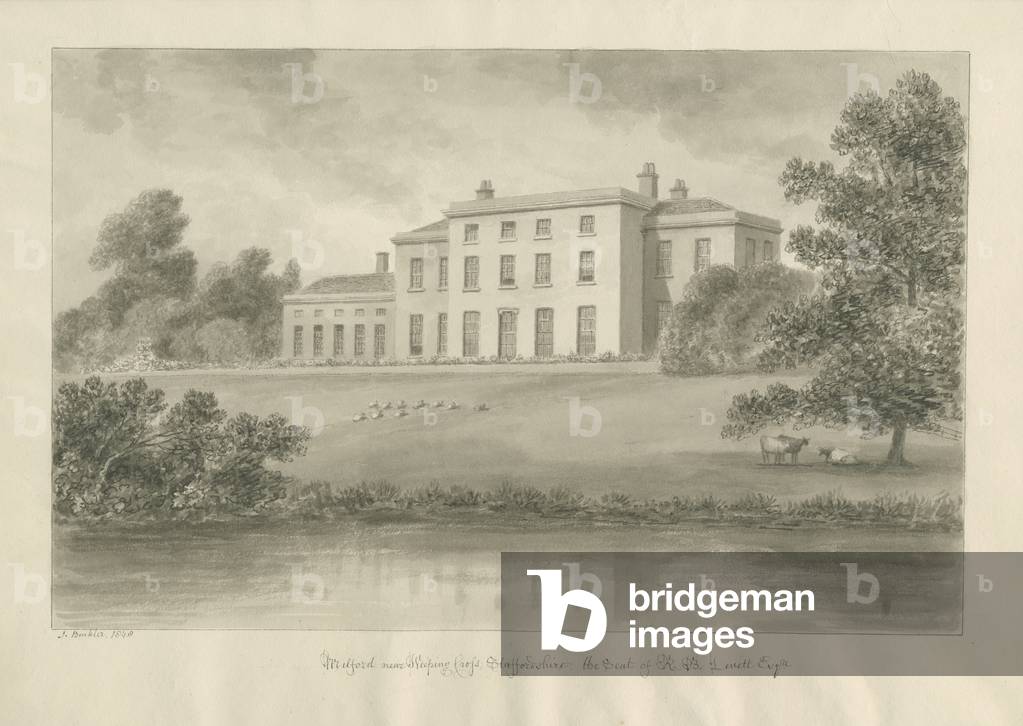 Immagine di Disegno "Milford Casa: disegno seppia" 1848 di John Buckler