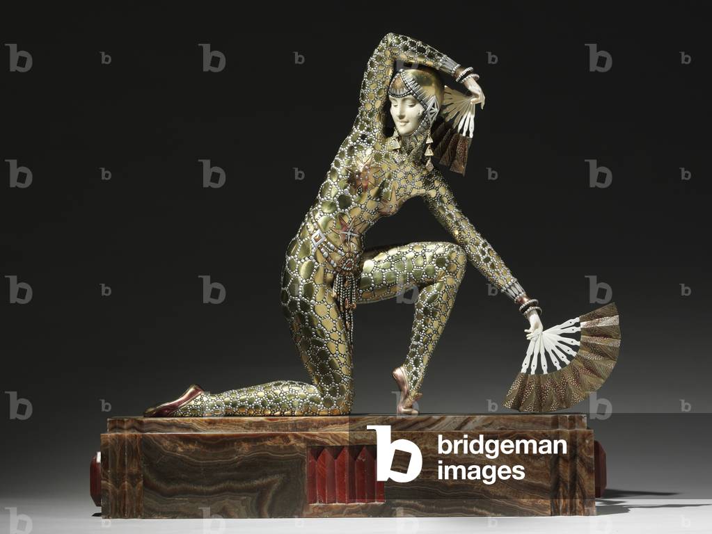 "Fan Dancer", c.1928 von Dimitri Chiparus