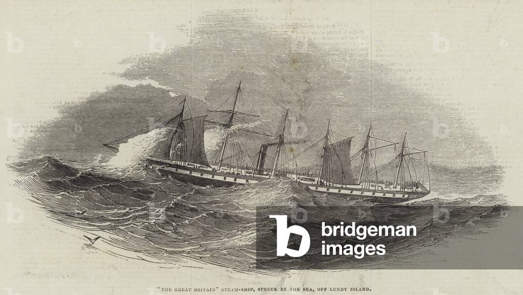 "«La Gran Bretagna» Steam-Nave" di English School
