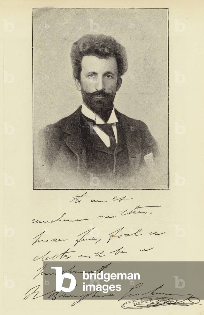 Herr Robert Cuninghame Graham, MP (s/w Foto)