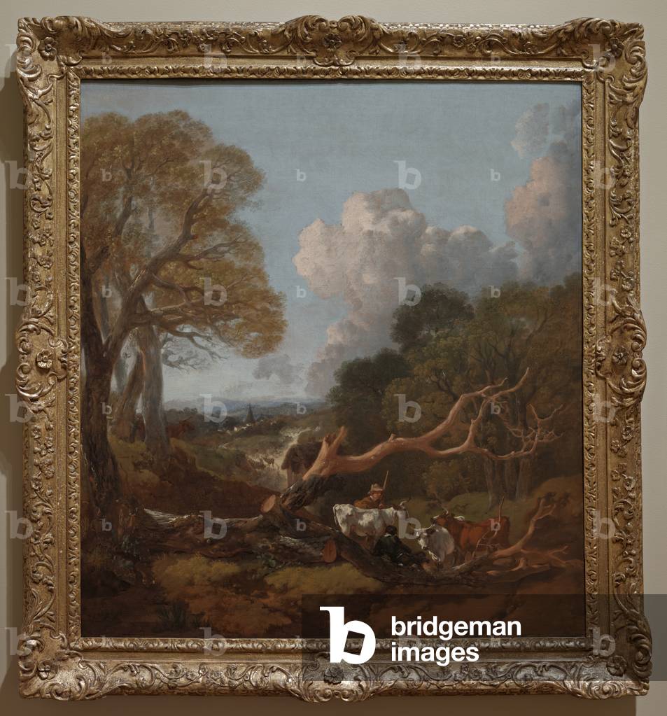 Der gefallene Baum, wahrscheinlich zwischen 1750 und 1753 (Öl auf Leinwand)