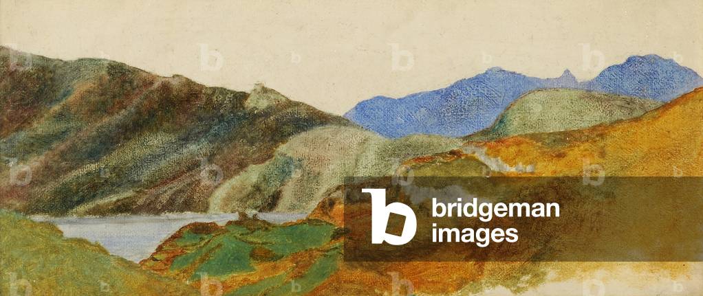 Paesaggio di montagna, 1843-47 (olio su tela)