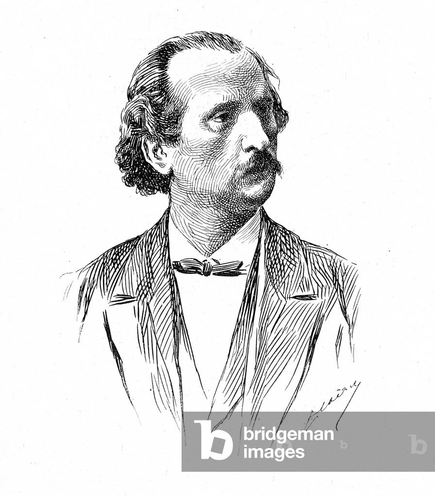 Nikolai RUBINSTEIN Portrait, b/w