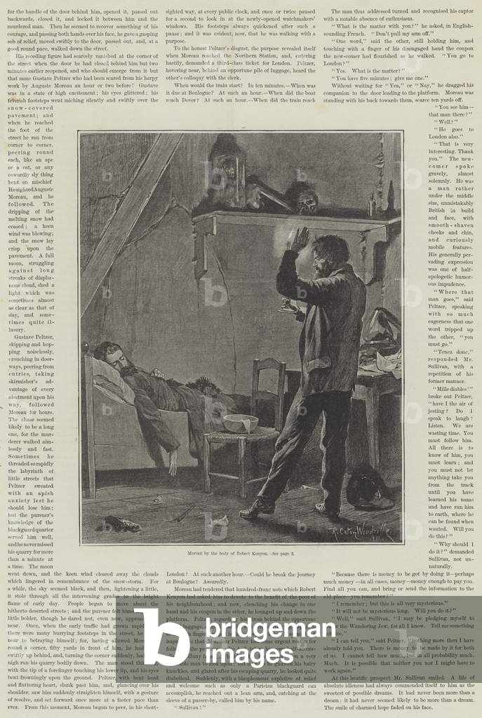 Image of Print depicting Cynic Fortune 1886 by Richard Caton II Woodville