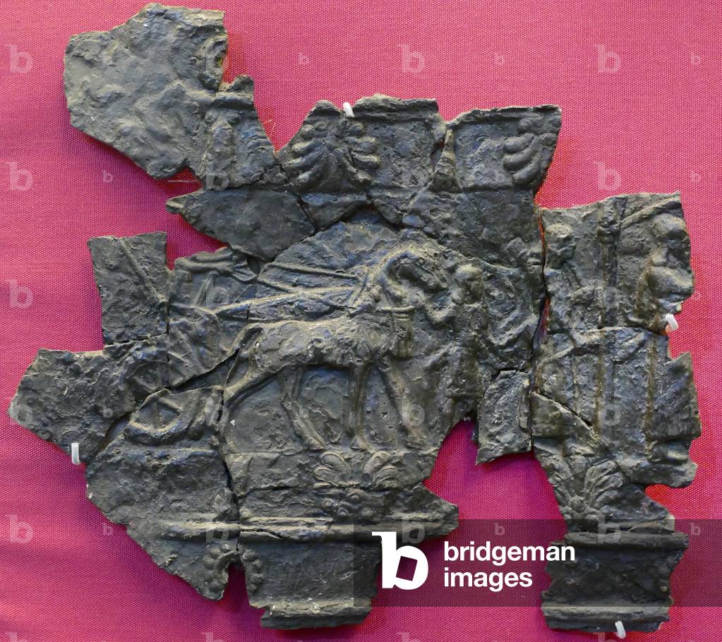 Bronze gate ornament from the Reign of the Assyrian King by Assyrian
