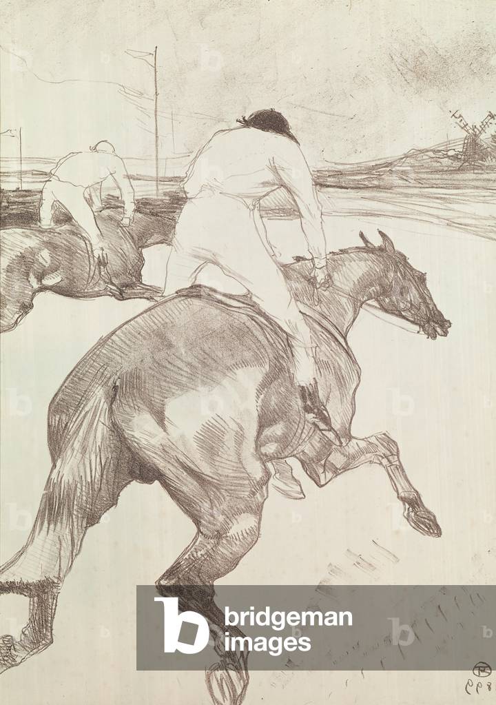 "Il fantino" 1899 di Henri de Toulouse-Lautrec