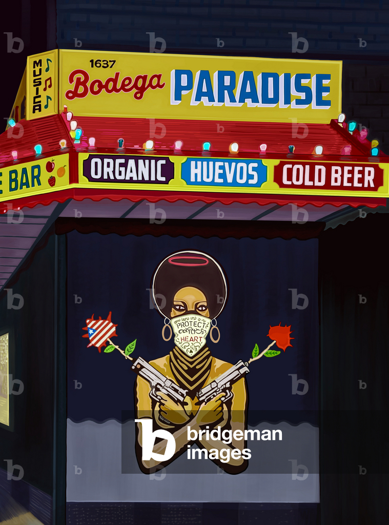 Bild von Digitale Kunst "Bodega Paradise (digital)" von Evan Sklar