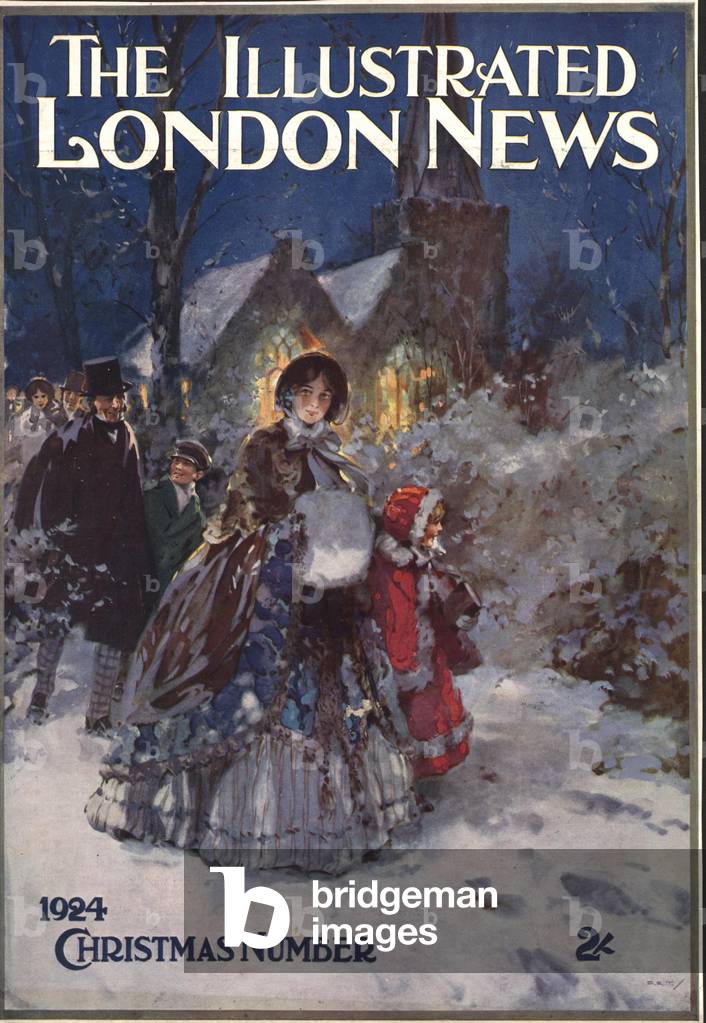 Image of Print depicting Christmas Magazine Cover 1920