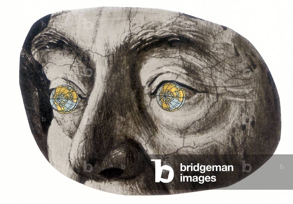 Globe occhi, 2016 (collage)