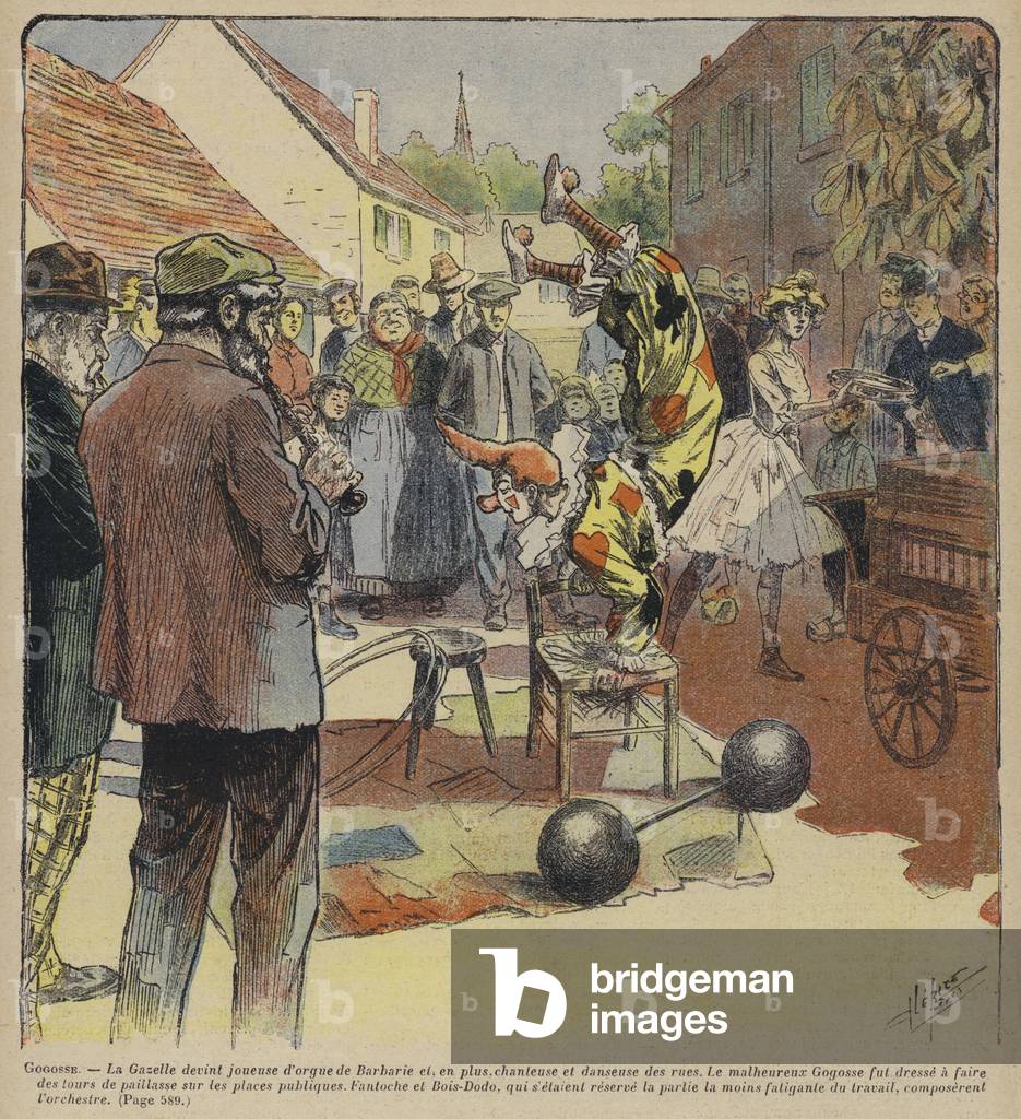 "Gogosse von Max Villemer (Farbe litho)" von French School