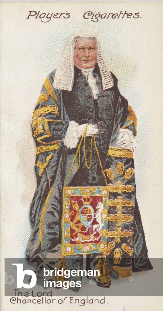 Image of Player's cigarette card: The Lord Chancellor of England, 1911  (print)