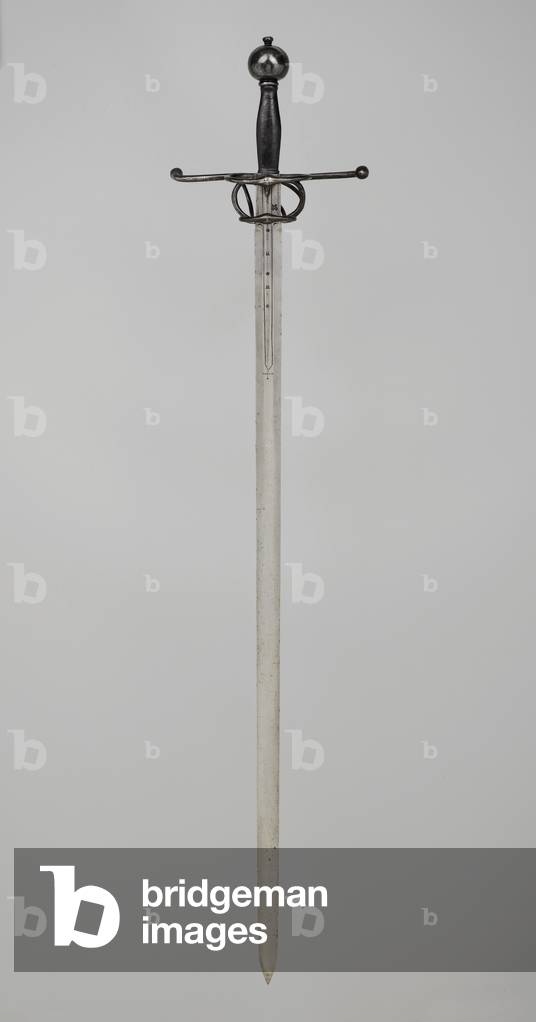 Spada, c.1560-c.1600 (ferro, acciaio, legno e pelle di pesce, blued)