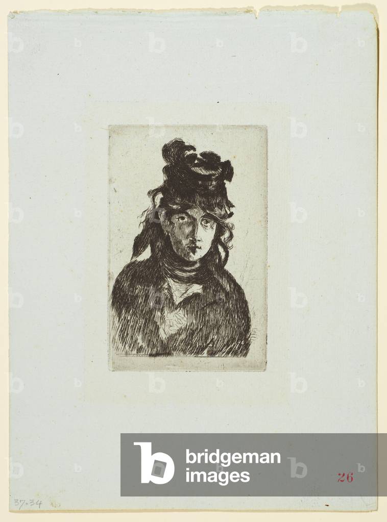 Berthe Morisot by Edouard Manet