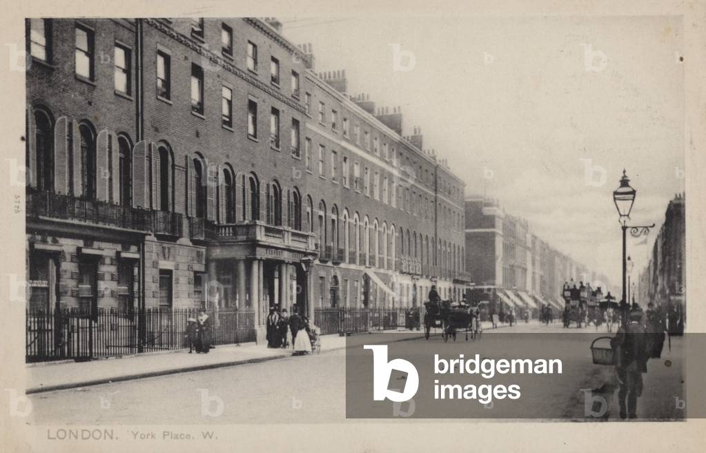 York Place, West, Londra (foto in b/n)