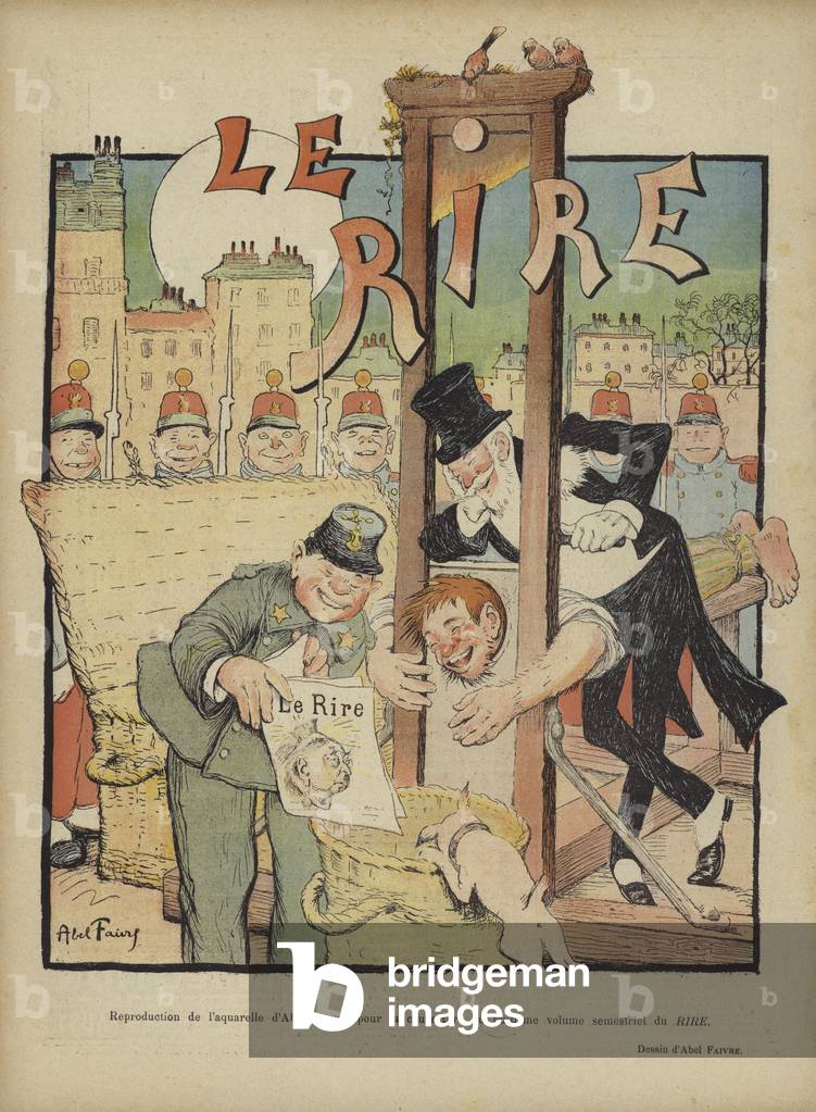 Illustrazione per Le Rire (color lito)