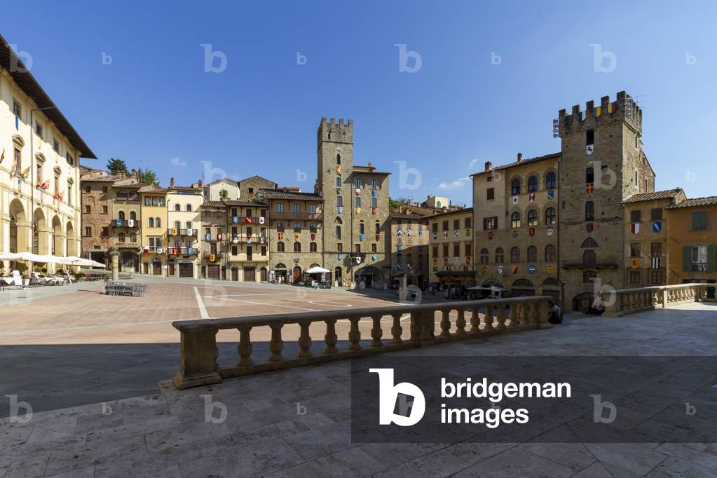 Piazza grande, Arezzo, Toscana, Italia (photo)