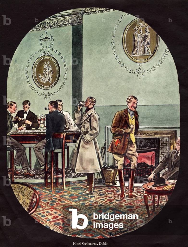 Men's Club Smoking Room, Magazinplatte, Großbritannien, 1950er Jahre