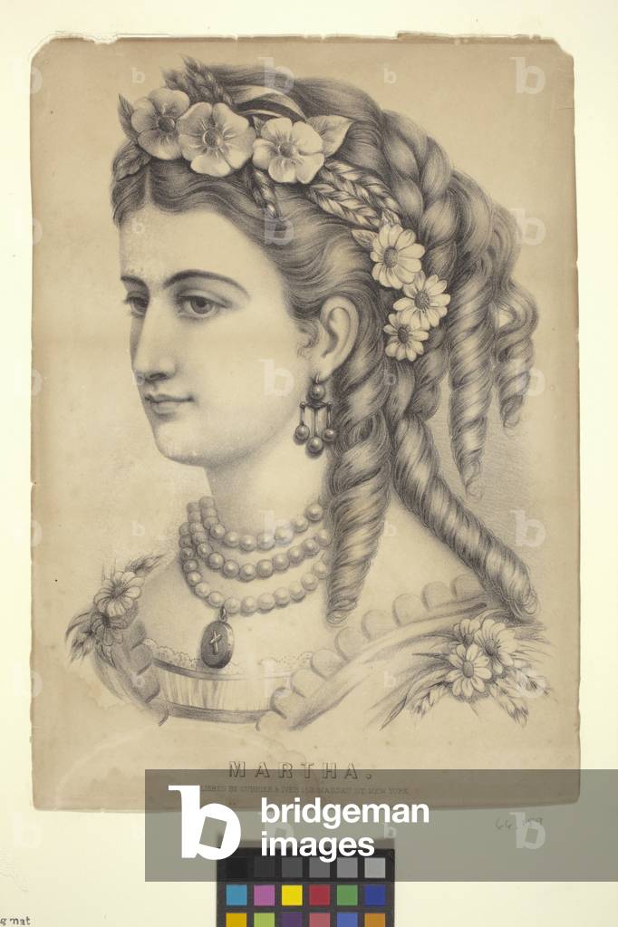Immagine di Stampa "Martha (litografia)" 1857 di J.M. Currier