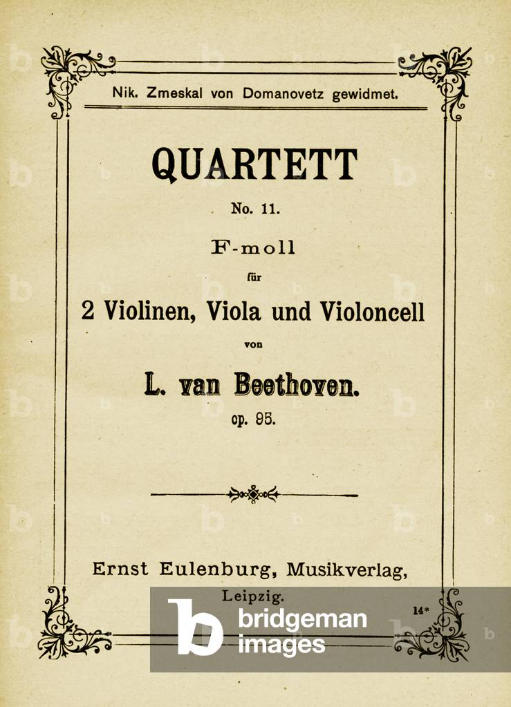 Immagine di Stampa "Ludwig van Beethoven -" 1911, b/w