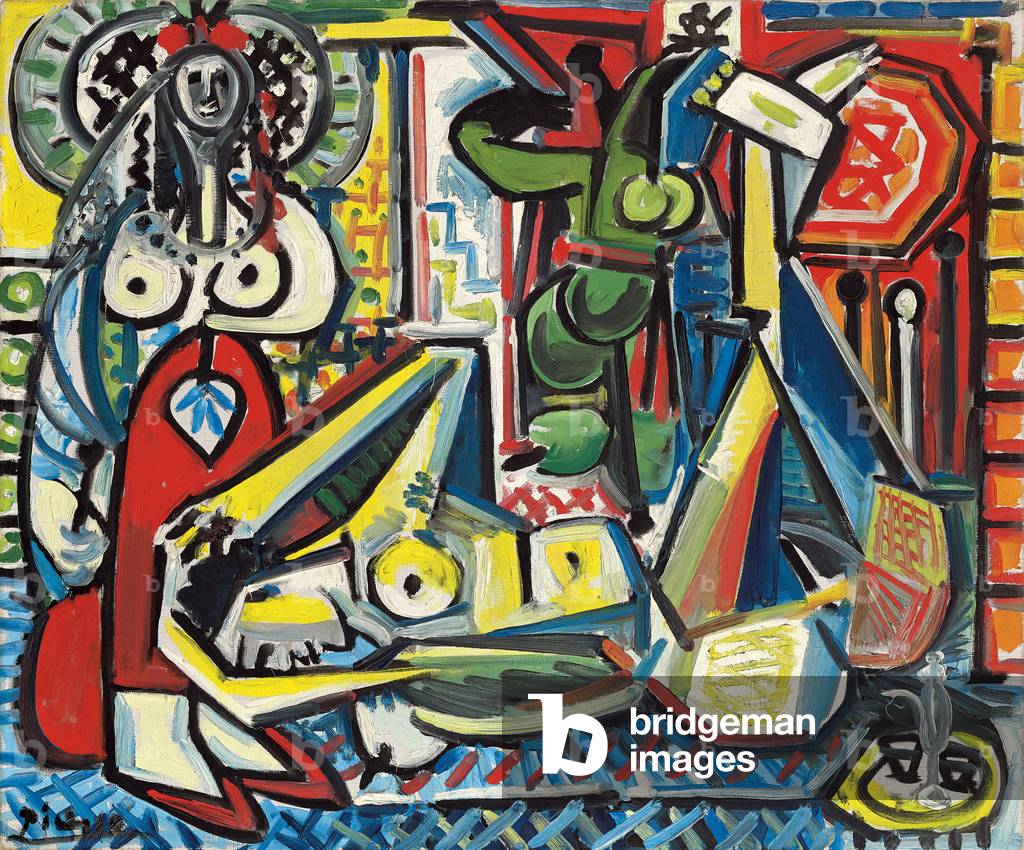 Les femmes d'Alger (versione 'F'), 1955 (olio su tela)