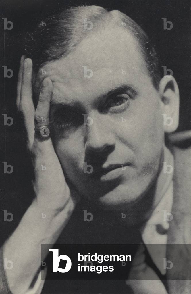 Image of Photography depicting Graham Greene (b/w photo) 1948 by English Photographer