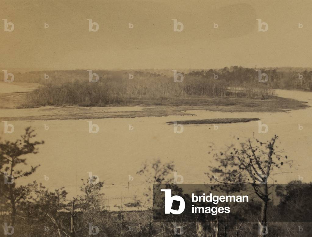 Auf der Suche nach Appomattox River, von Point of Rocks, Dezember 1864 1863 (Foto)