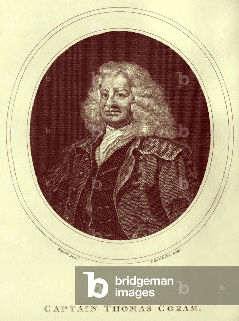 "Captain Thomas Coram von William Hogarth" 1810 von William Hogarth
