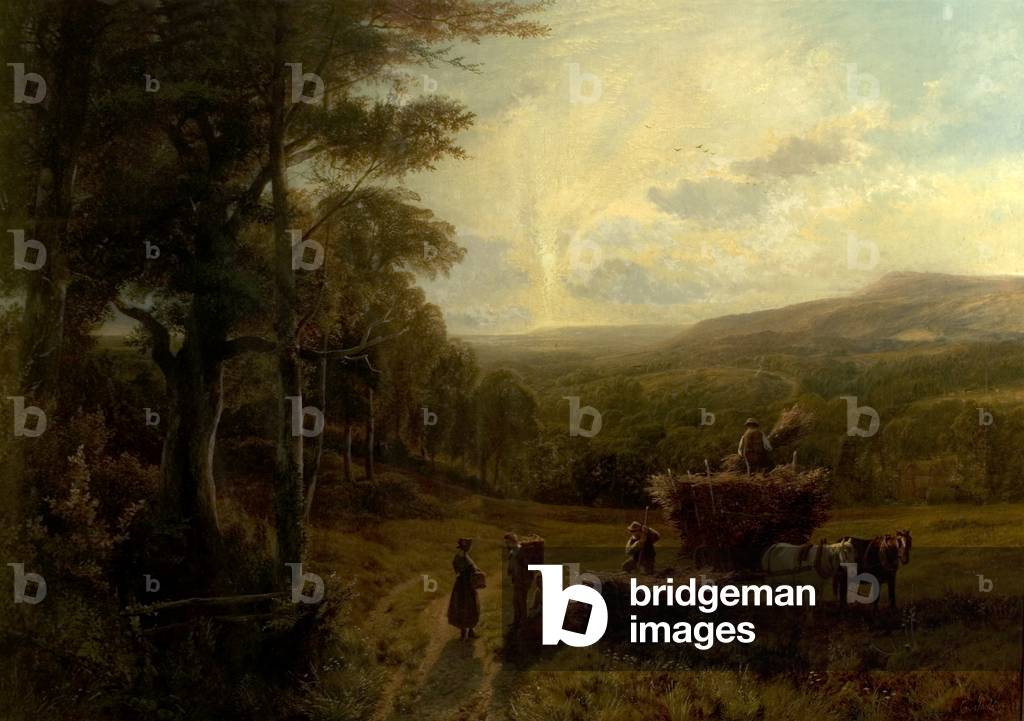 Bild von Gemälde "in der Nähe von Haslemere" von George Shalders