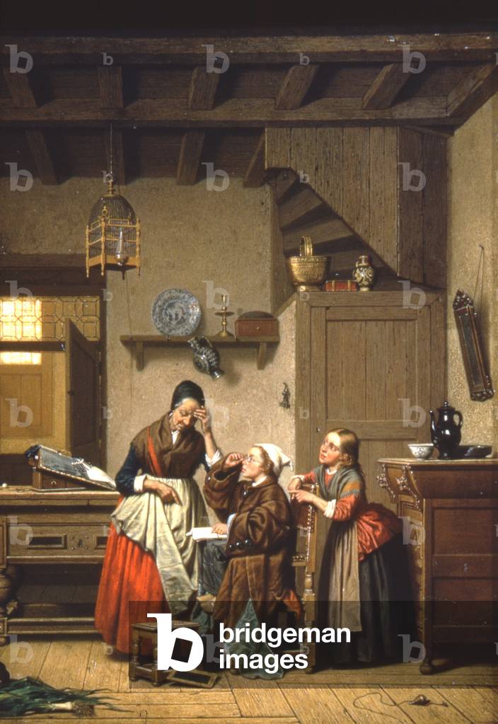 Children's Game, 1860 (Öl auf Holz)